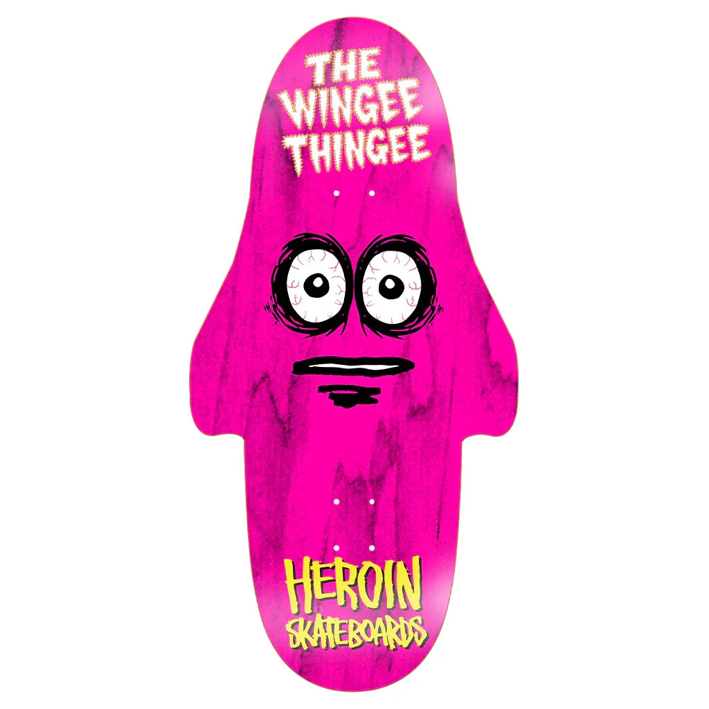 Heroin The Wingee Thingee Skateboard Deck - 15"