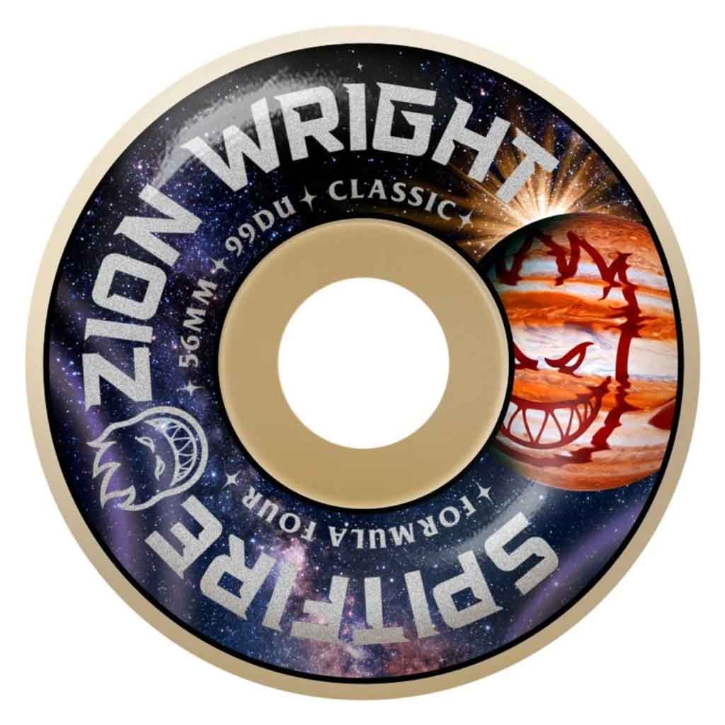 Spitfire Wheels F4 Wright Cosmic Classic 56mm 99a - Multi (Set of 4)
