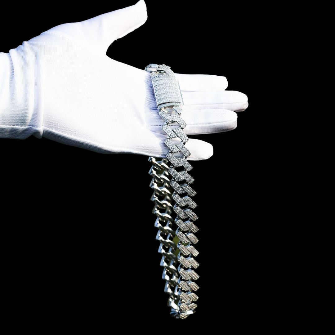 20MM VVS Special Clasp Iced Out Diamond Necklace Chain