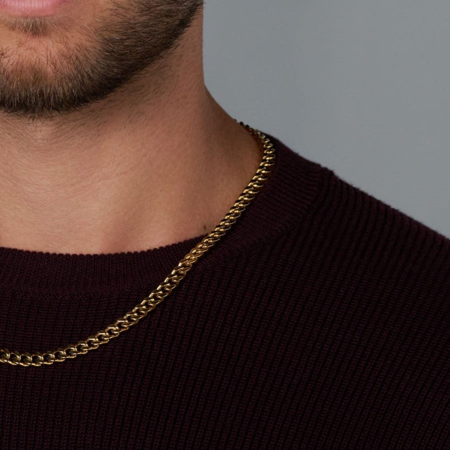 Cuban Link Chain (Gold) - 5mm