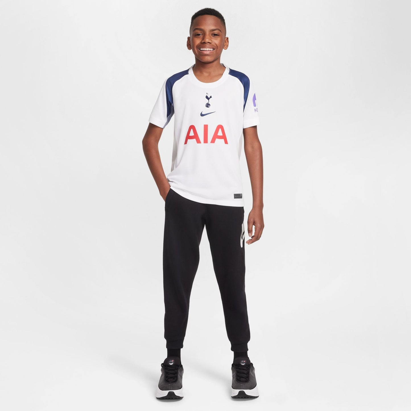 Nike Tottenham Hotspur 2025/26 Stadium Home Big Kids' Dri-FIT Soccer Replica Jersey