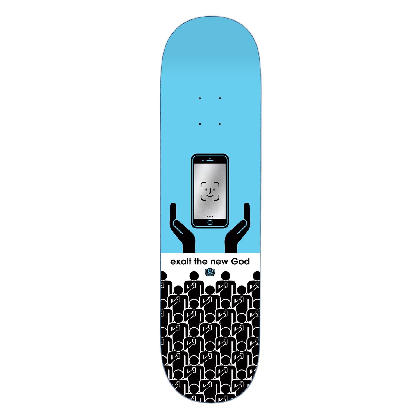 Alien Workshop Skateboard Deck Self Exalt Blue 8.0" x 31.75"