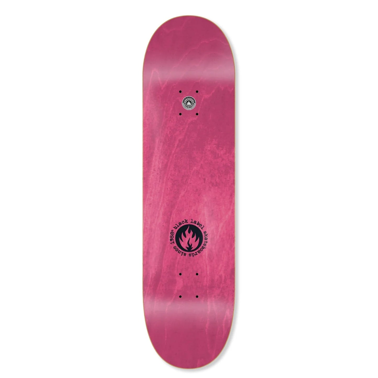 Black Label Skateboard Deck Elijah Akerley Pink Elephants Black 9.0" x 32.62"