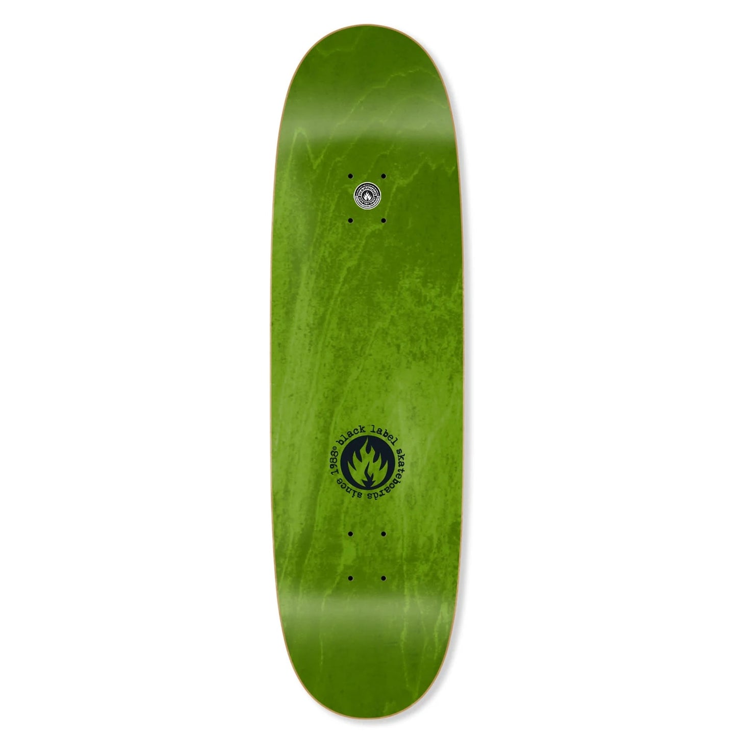 Black Label Skateboard Deck Thumbhead Torn Custom Egg Shaped Assorted 9.0" x 32.2"