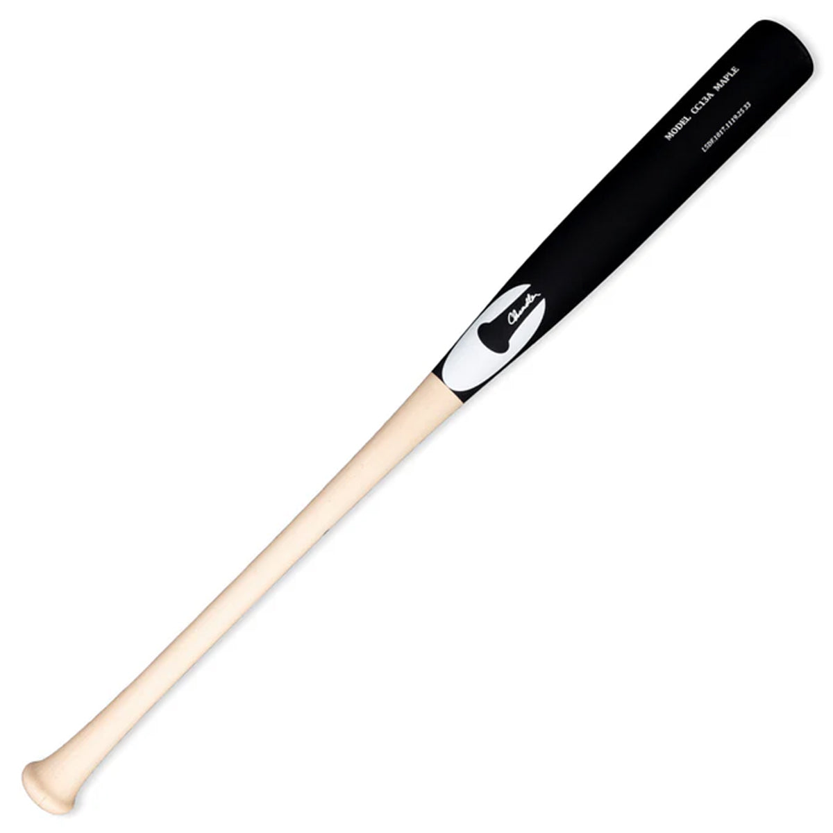 Chandler CC13A Carlos Correa Maple Wood Baseball Bat – Clear Satin/Black Satin | Balanced One-Piece Premium Bat