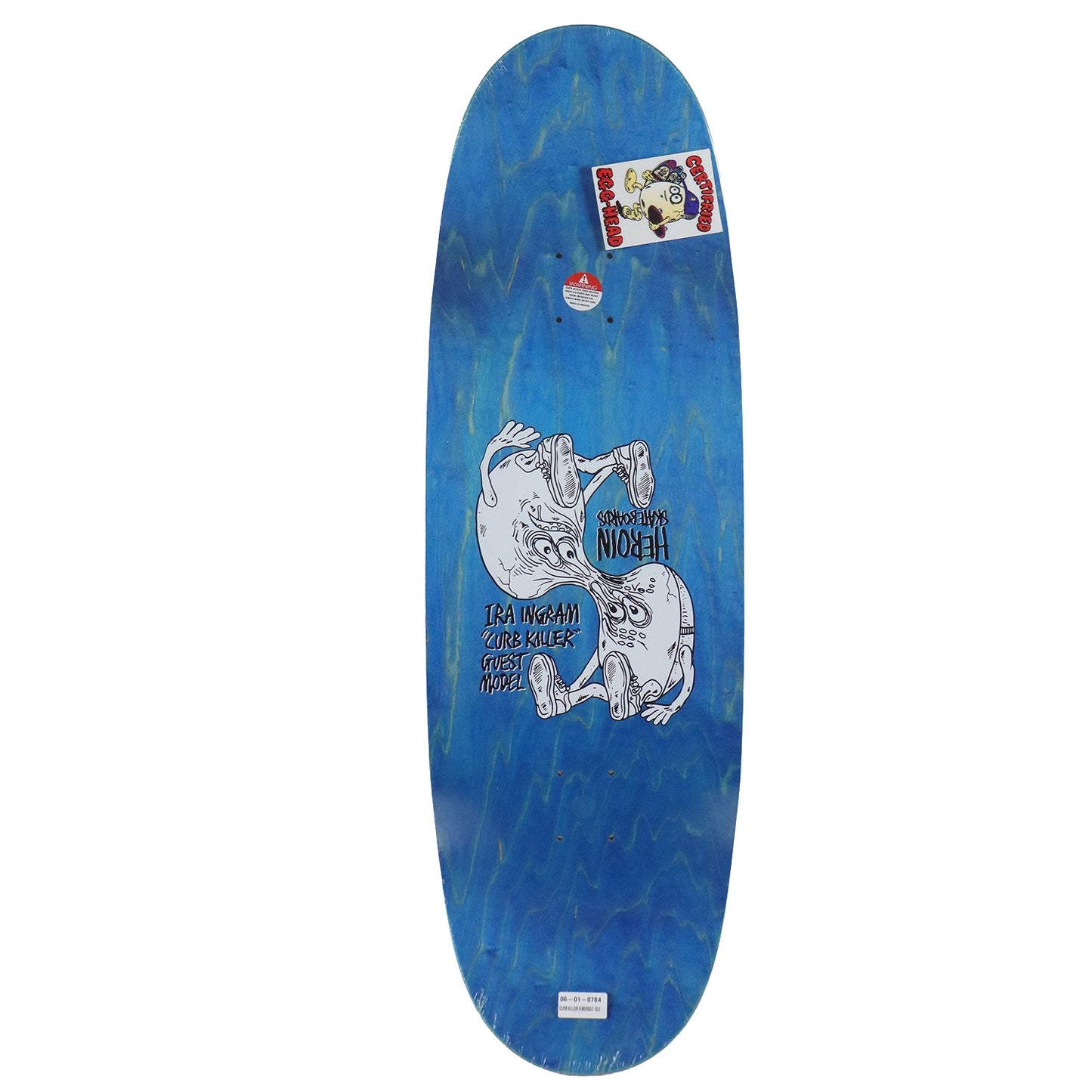 Heroin Skateboard Deck Curb Killer 9 Merged (Assorted) 10" x 32.5"