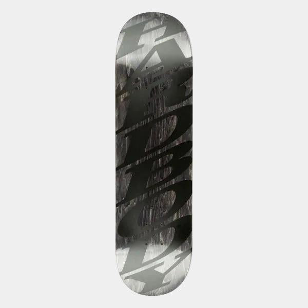 Hardbody Skateboards Stacked Logo Deck 8.38" Black Veneer