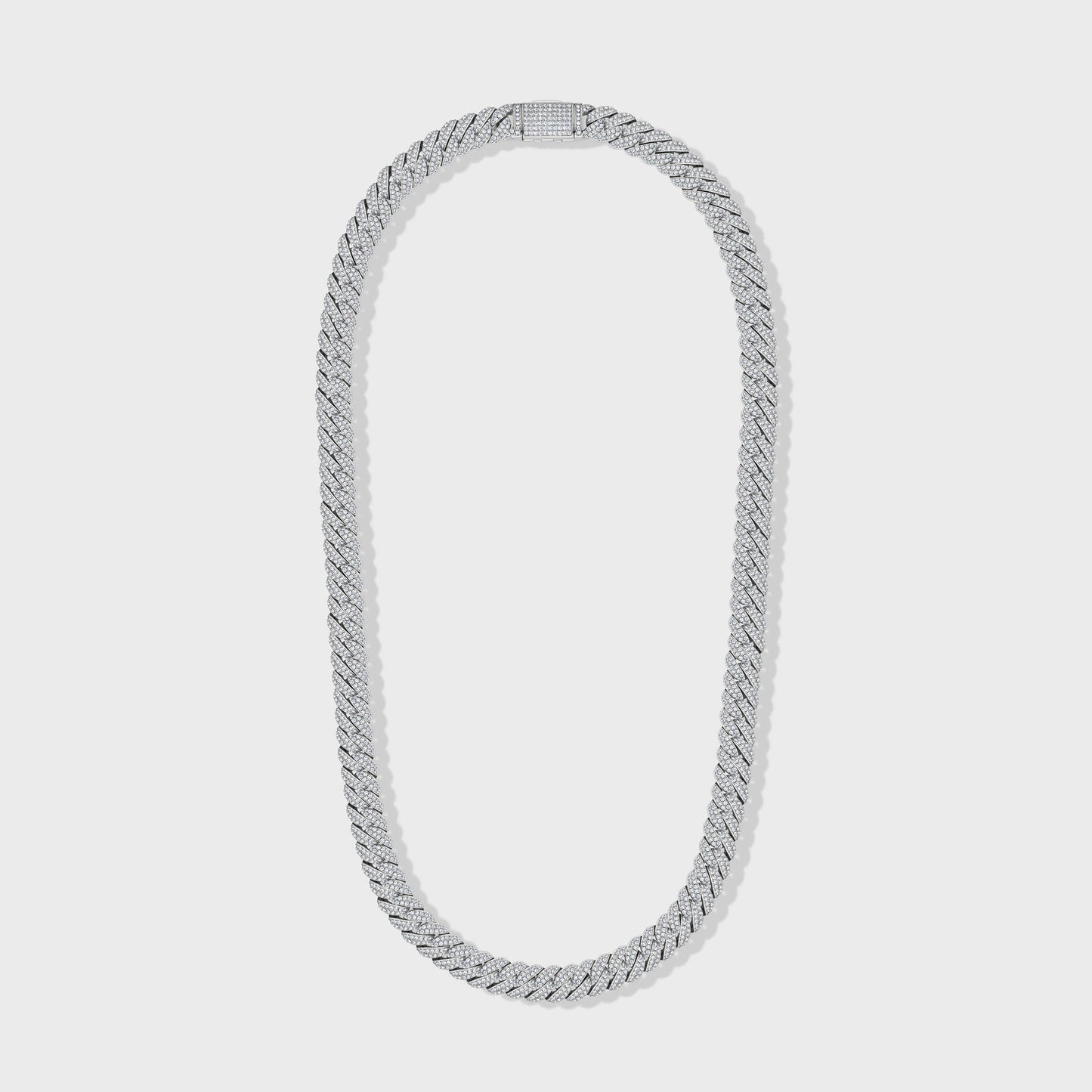 Iced Cuban Chain (Silver) - 10mm