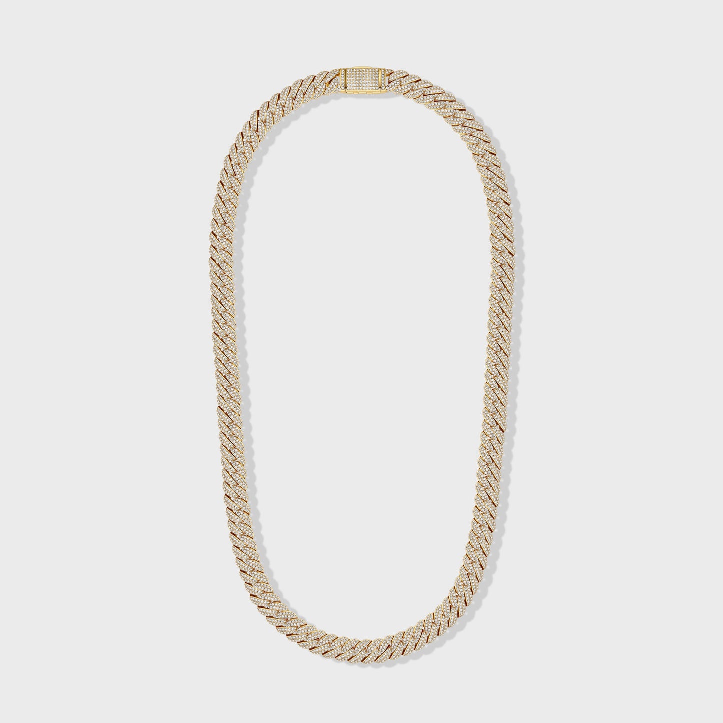 Iced Cuban Chain (Gold) - 10mm