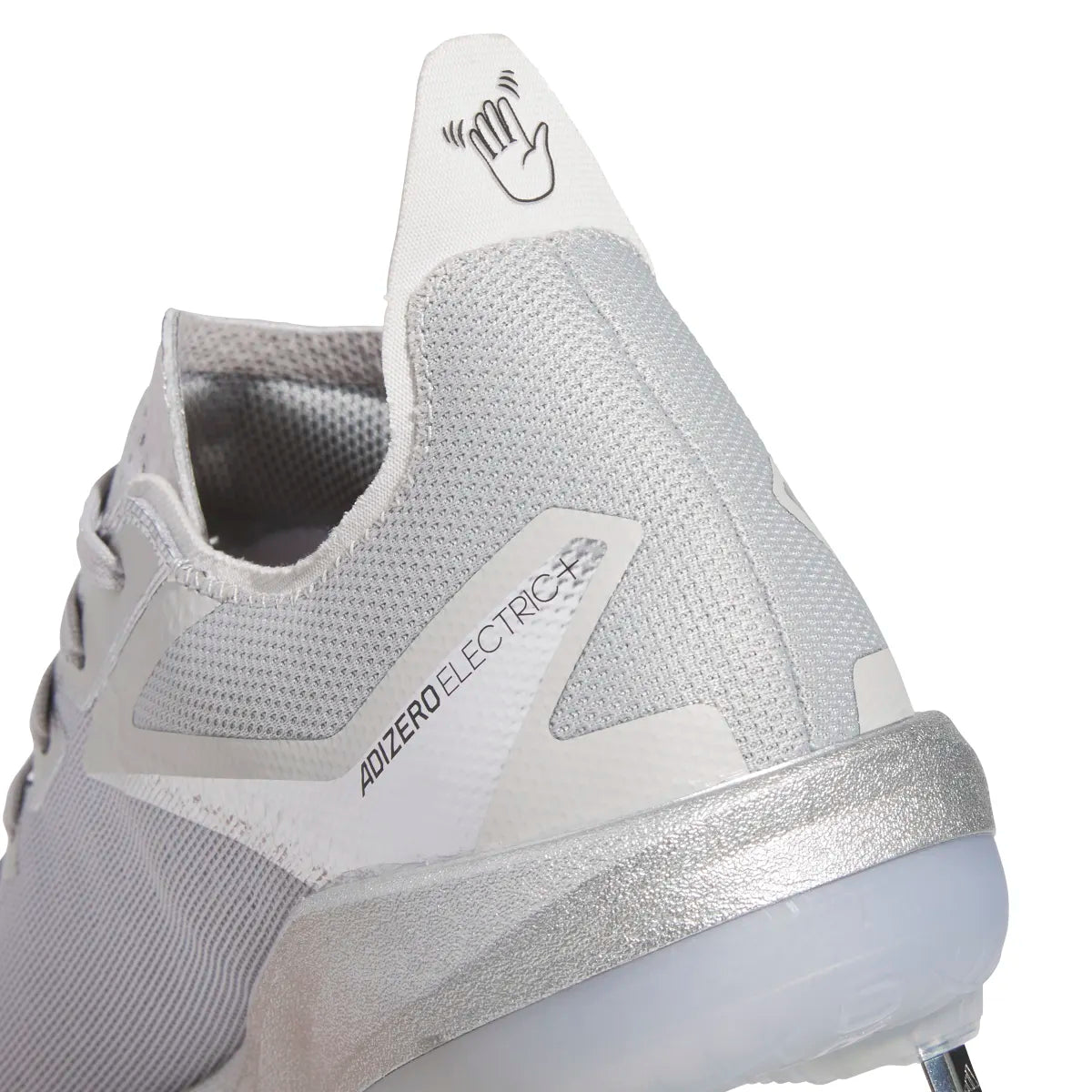 adidas Men's Adizero Electric+ Silver Speed Baseball Cleats