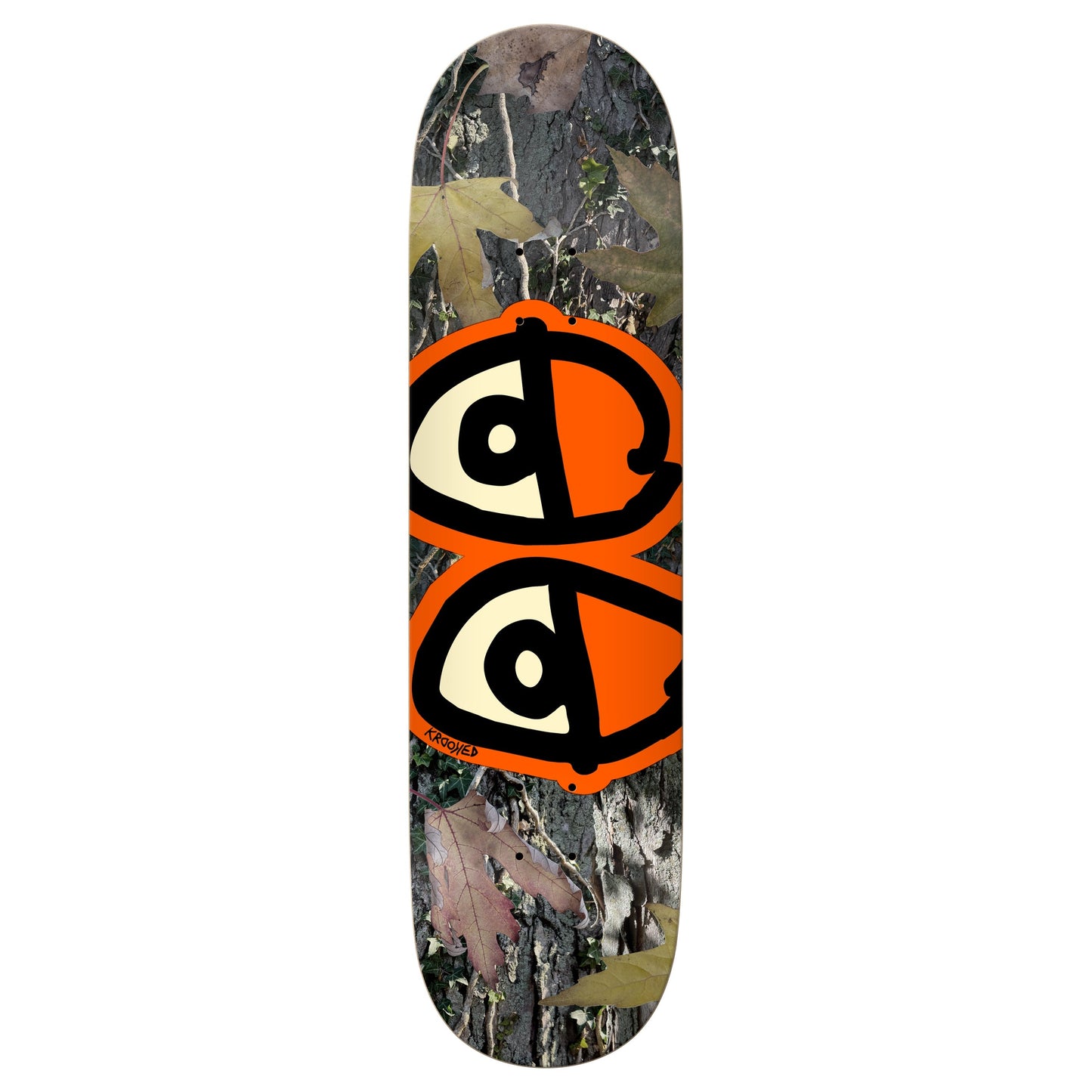 Krooked Skateboard Deck Team Eyes Camo 8.25" x 32"