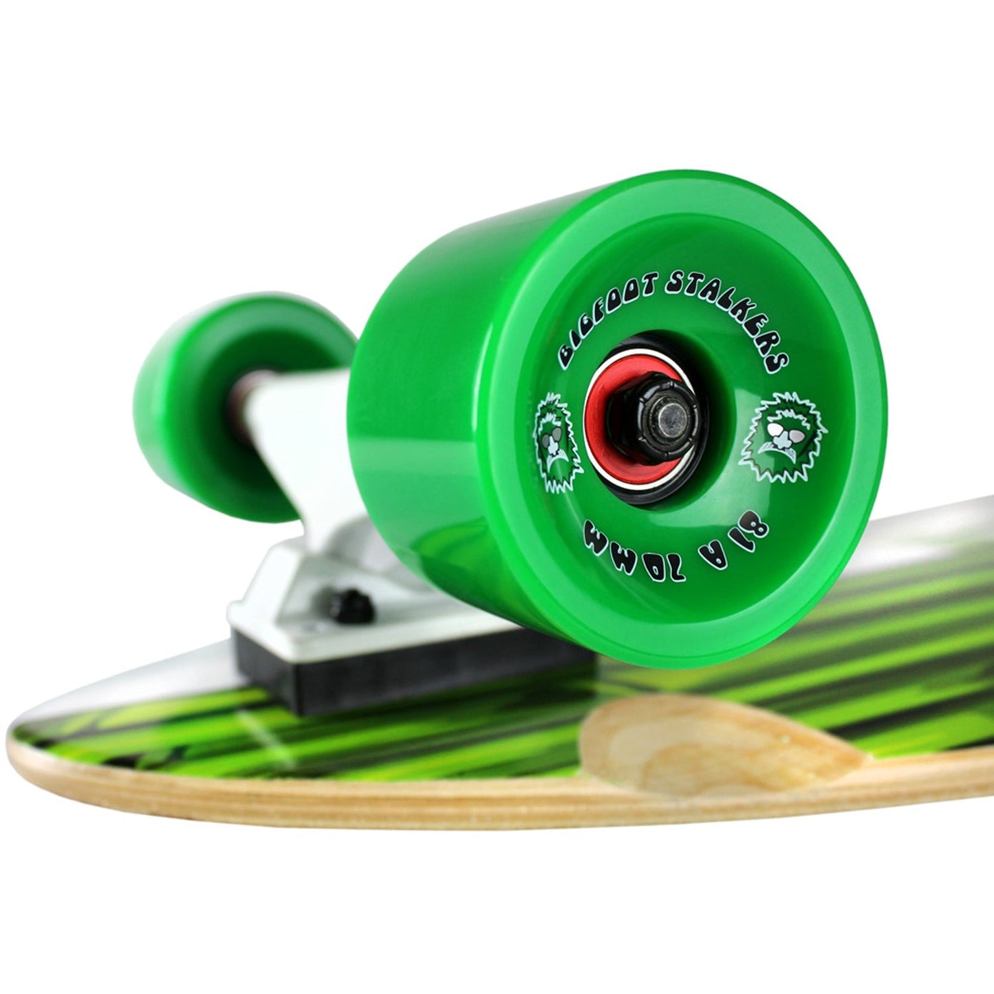 Paradise Longboard 9.75" x 41" Bamboo Inlay Stalks Concave Pintail Shape