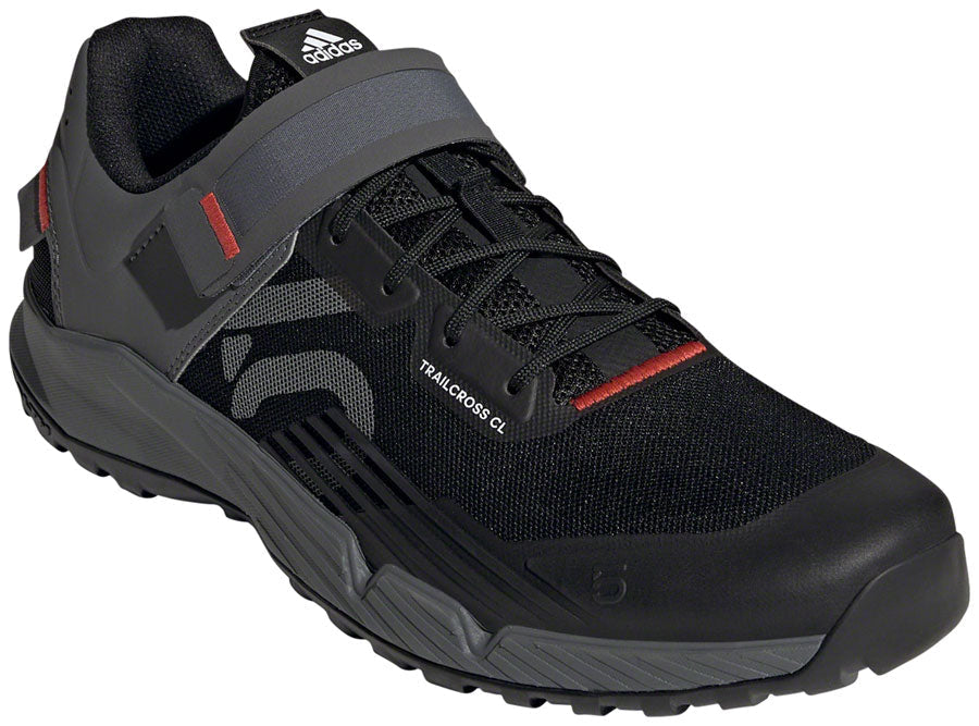 Five Ten Trailcross Mountain Clipless Shoes - Men's Core BLK/Gray Three/Red 10.5