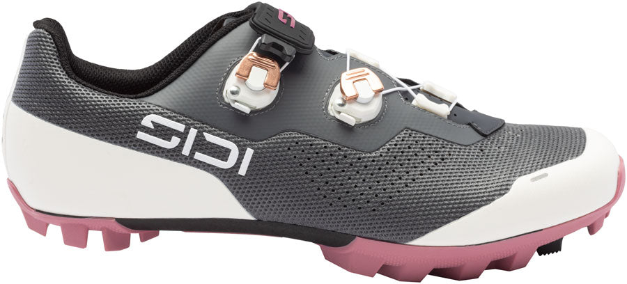 SIDI Dominator X XC Clipless Shoes - Women's Anthracite Ice White 41