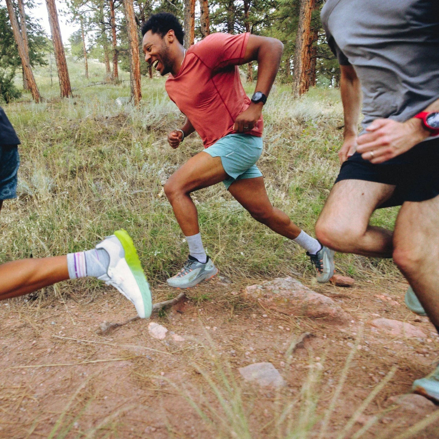 Smartwool - Run Targeted Cushion Mid Crew - Light Gray
