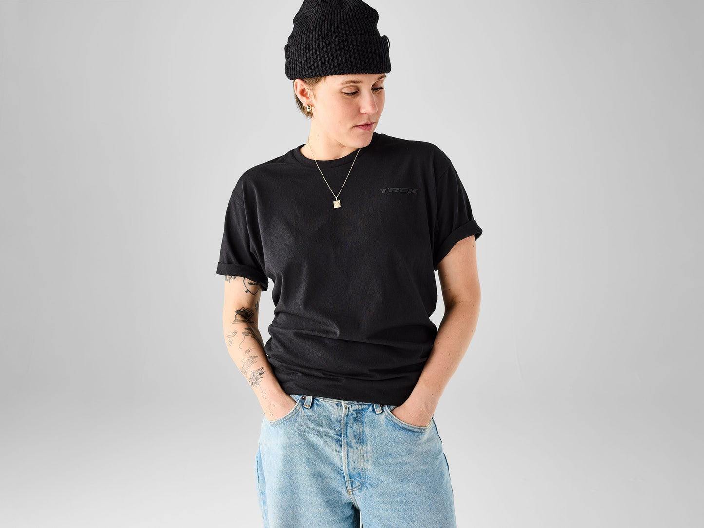 Trek Monochromatic Logo XX-Large Black Shirt
