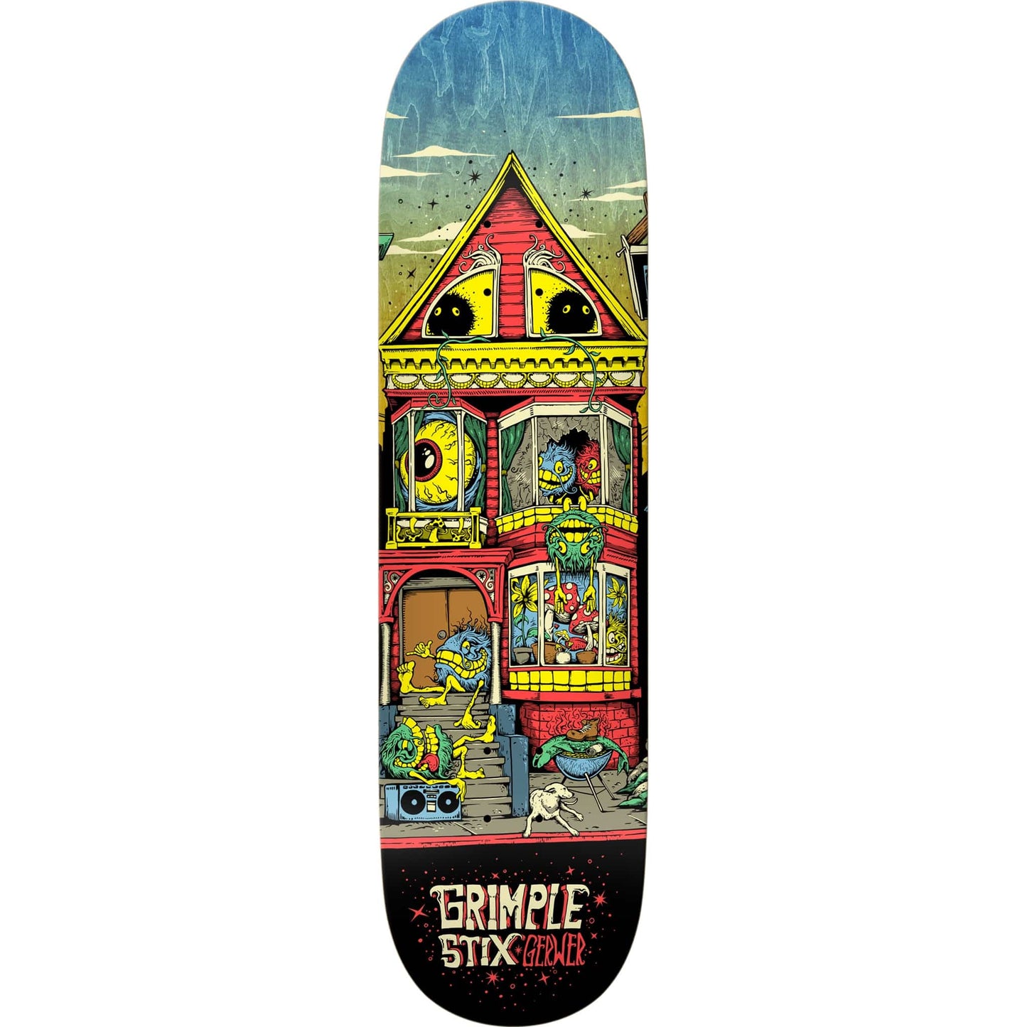 Anti Hero Grimple Stix Gerwer Victorians Skateboard Deck 8.25"