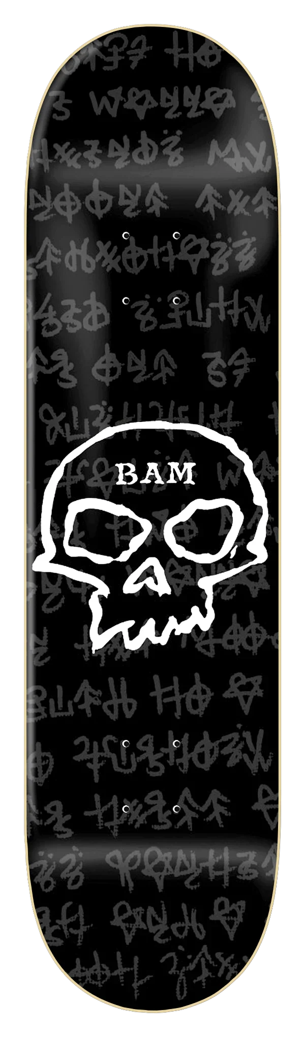 Zero Bam Strigoi Skull Skateboard Deck - 8.25″