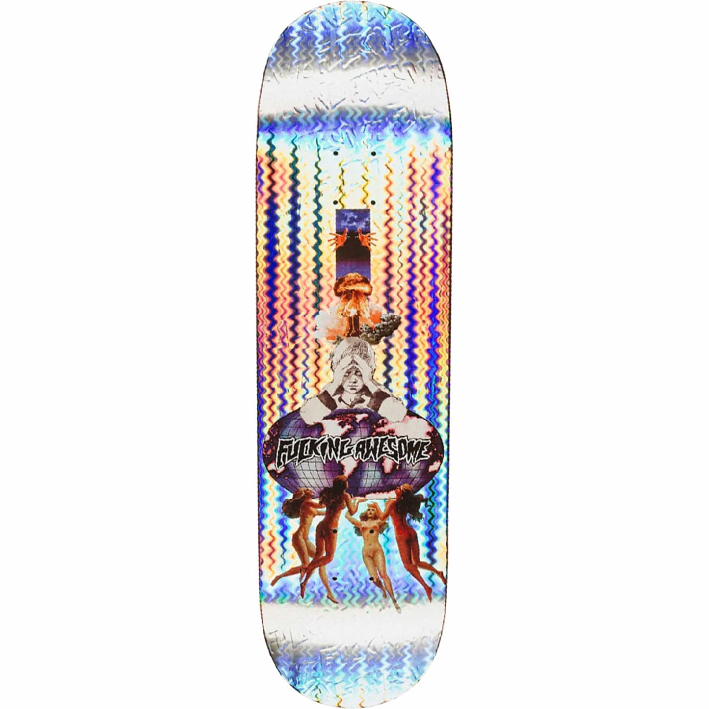 Fucking Awesome Berle World Holo Shape 2 Skateboard Deck 8.5"