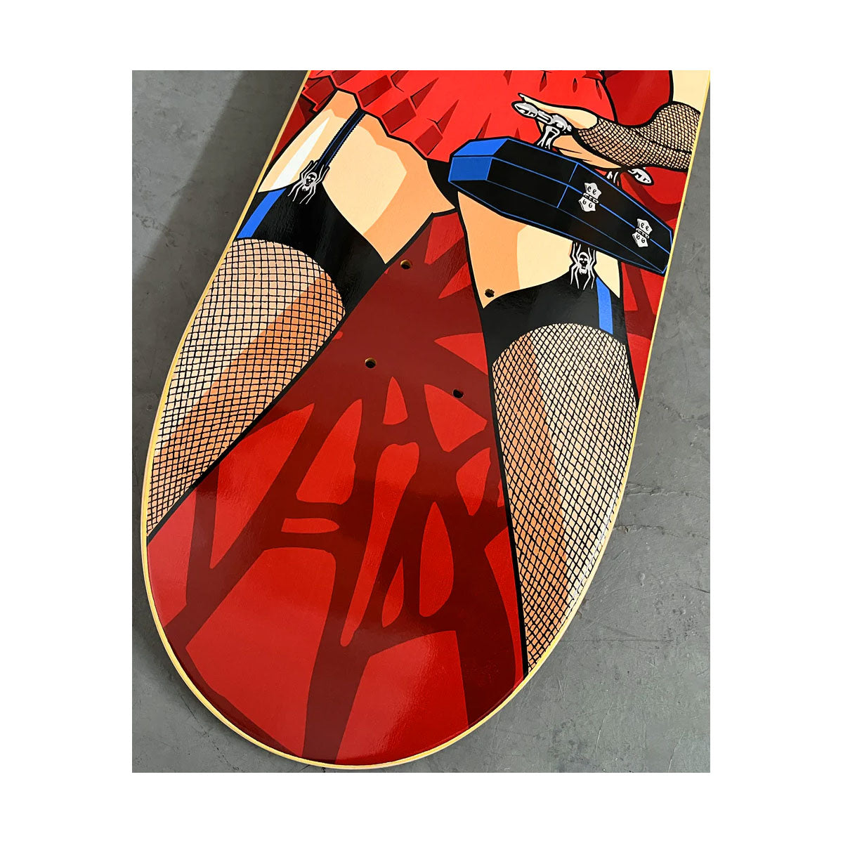 Hook Ups Skateboard Deck Raven 8.25" x 32.25"