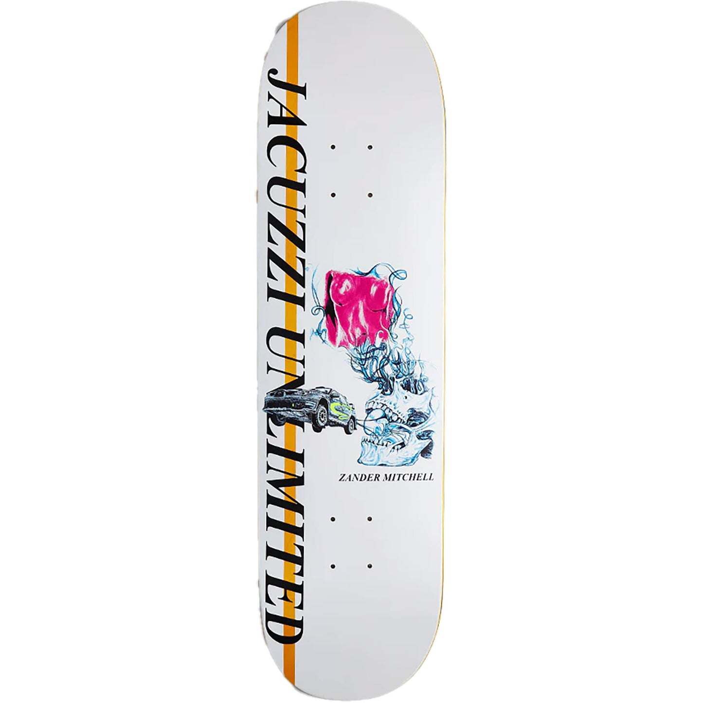 Jacuzzi Mitchell Race Car EX7 Skateboard Deck 8.5"