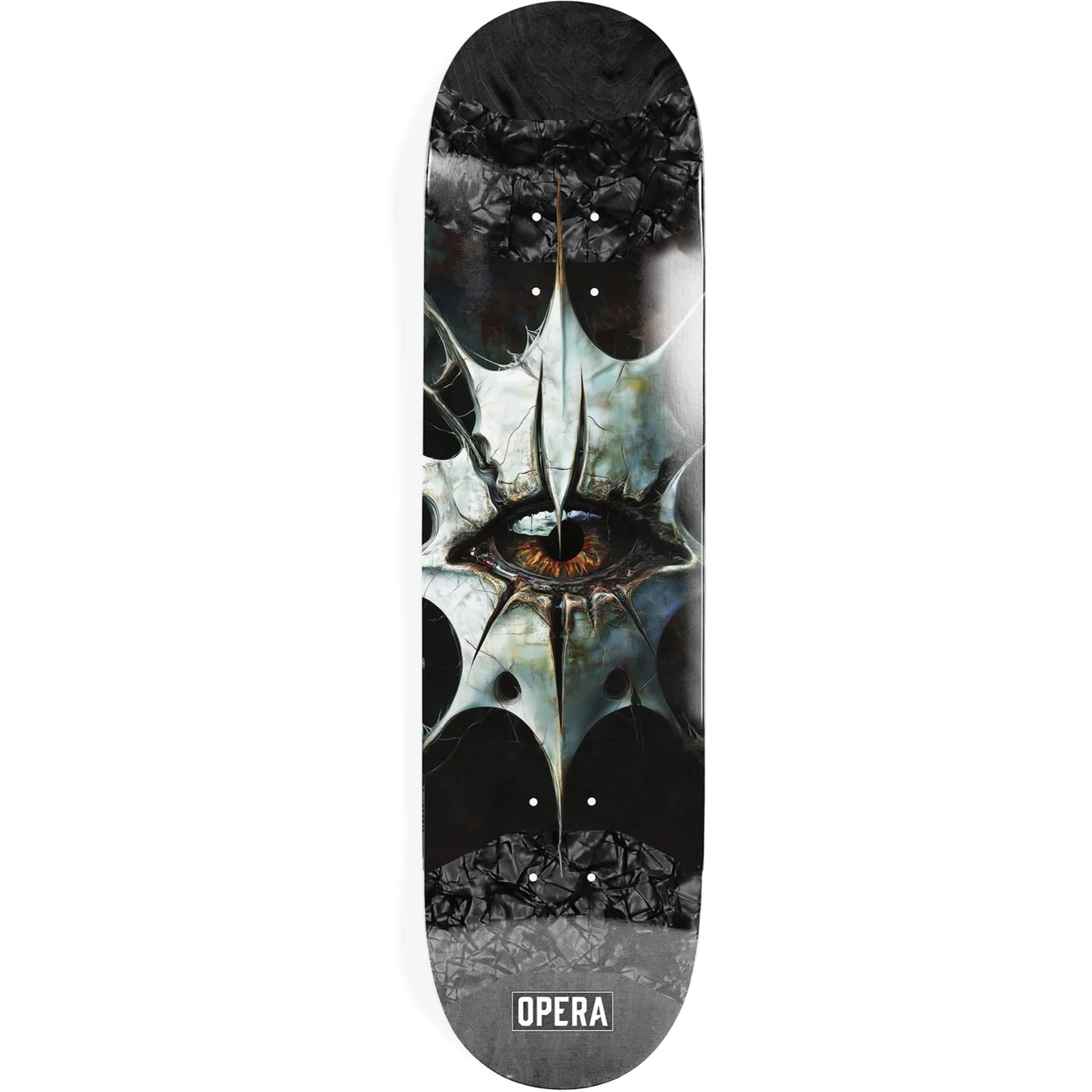 Opera Evil Eye Symmetrical EX7 Pop Slick Skateboard Deck 8.25"