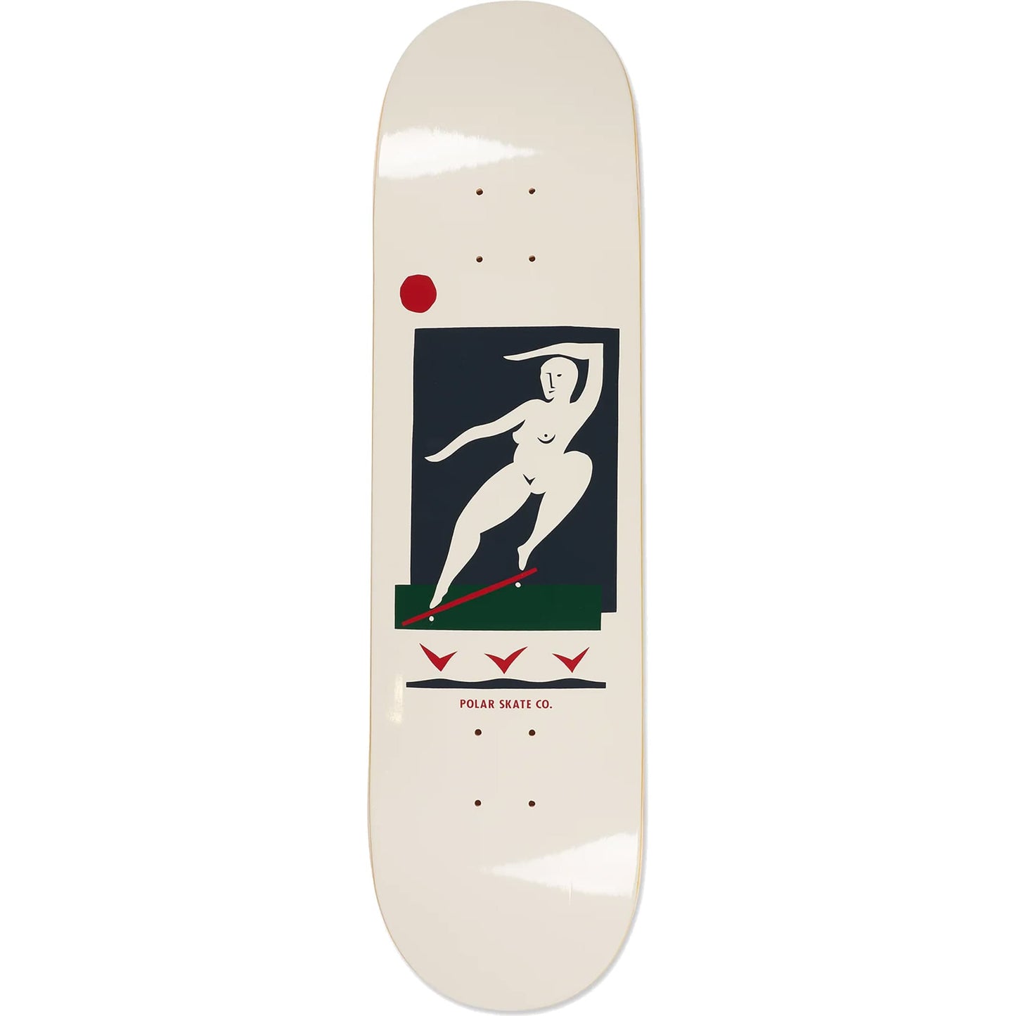 Polar Team BS Smith Cream Skateboard Deck 9"