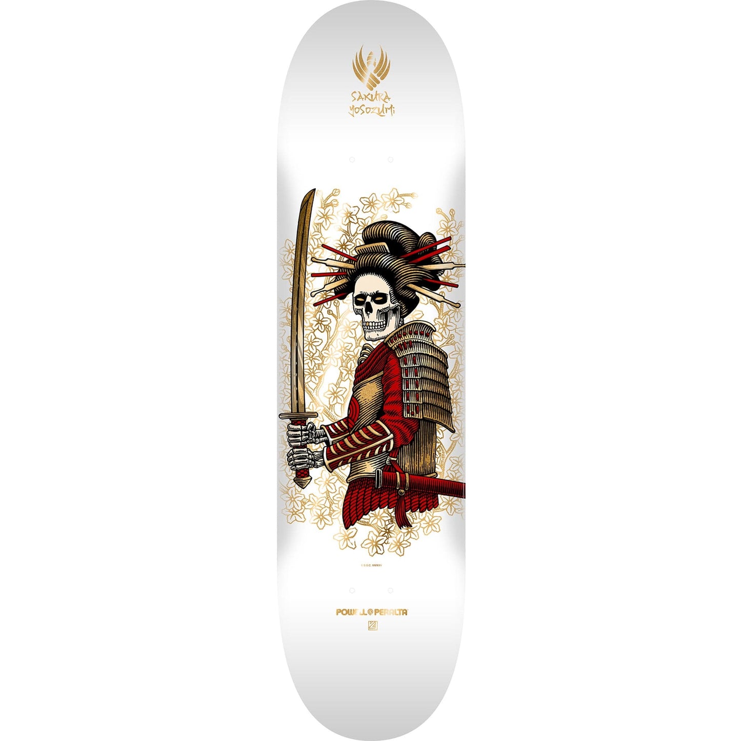 Powell Peralta Yosozumi Onna-Bugeisha Flight Skateboard Deck 8.25"