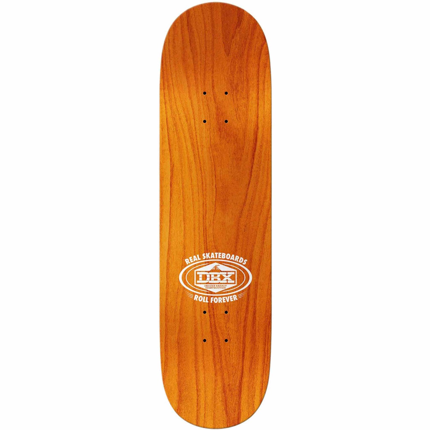 Real DBX Oval Red Foil 8.38" Skateboard Deck