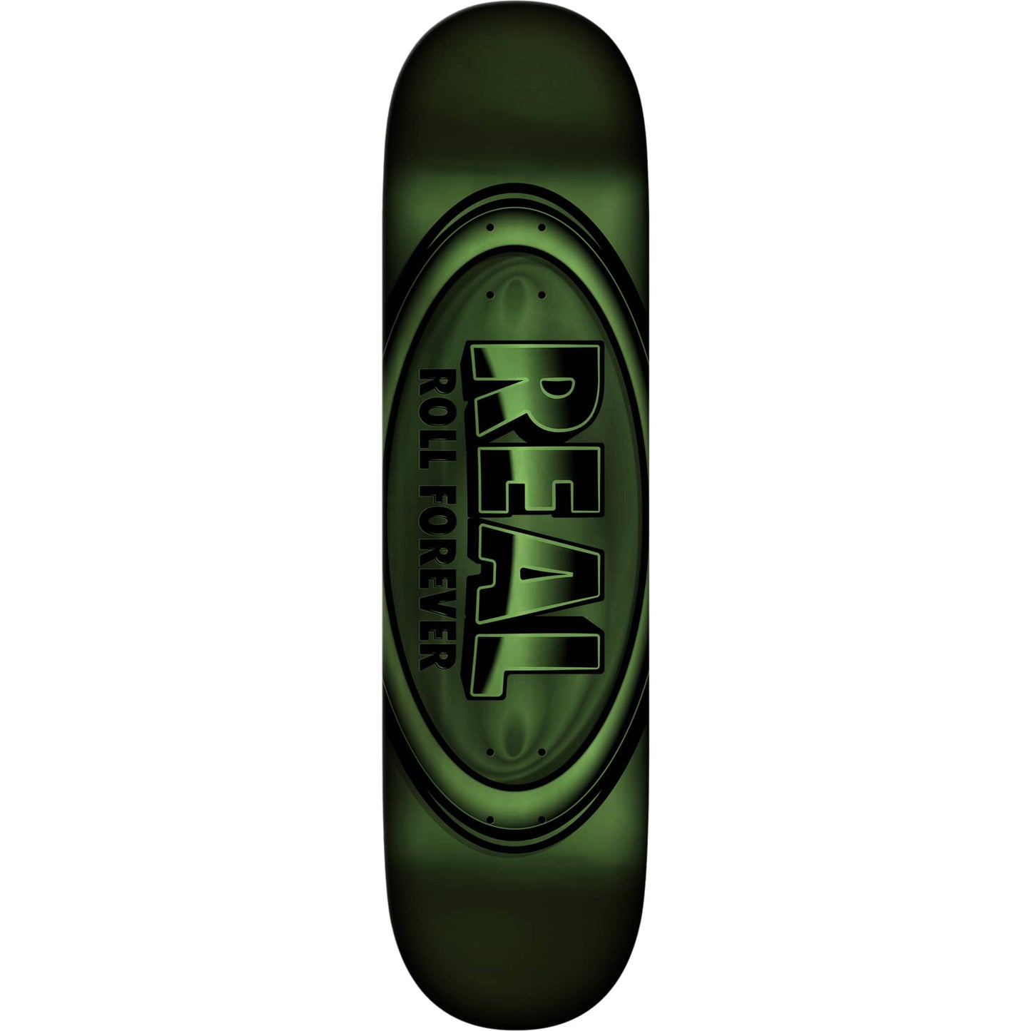 Real Team Oval DBX Skateboard Deck Green 8.5"