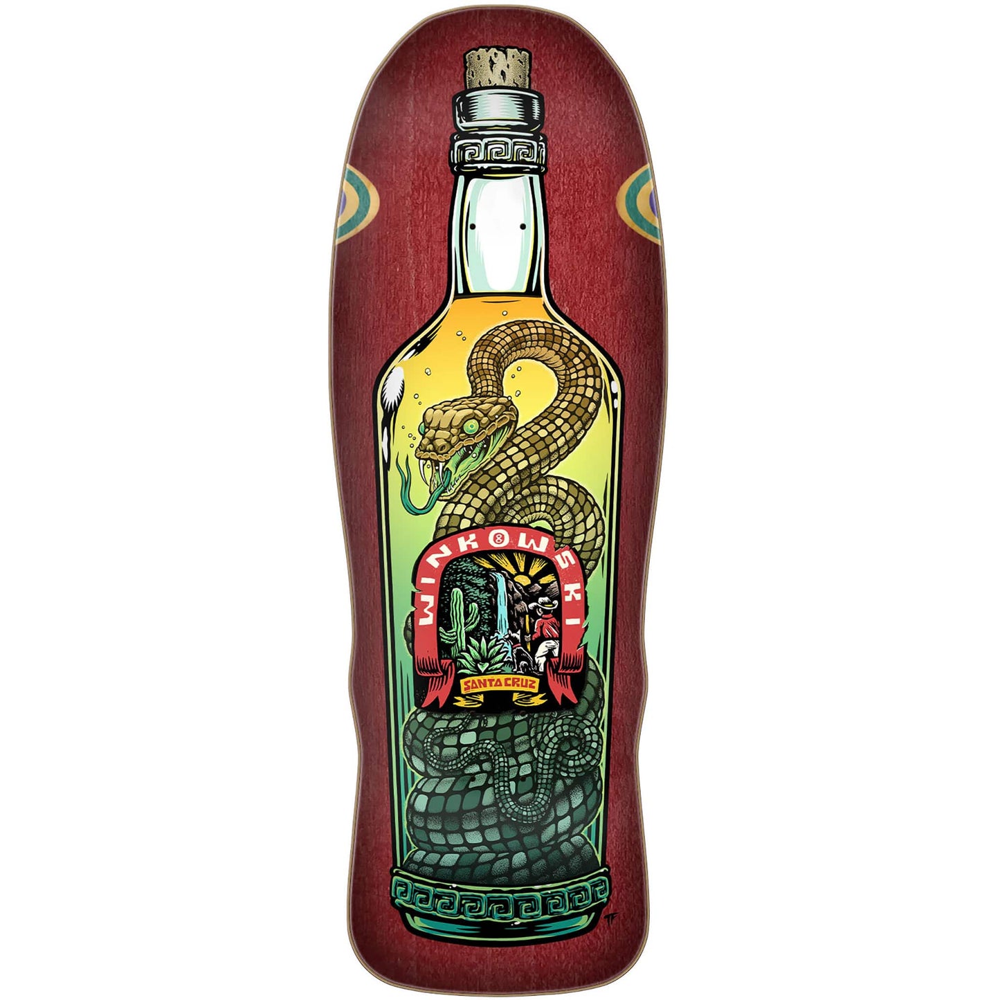 Santa Cruz Winkowski Agave Snake 10.35 " Skateboard Deck