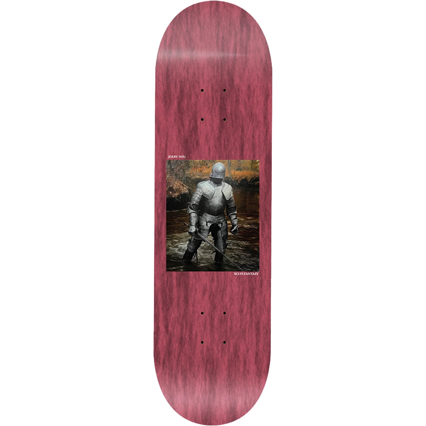 Sci-Fi Fantasy Jerry Hsu Knight Skateboard Deck 8.38"