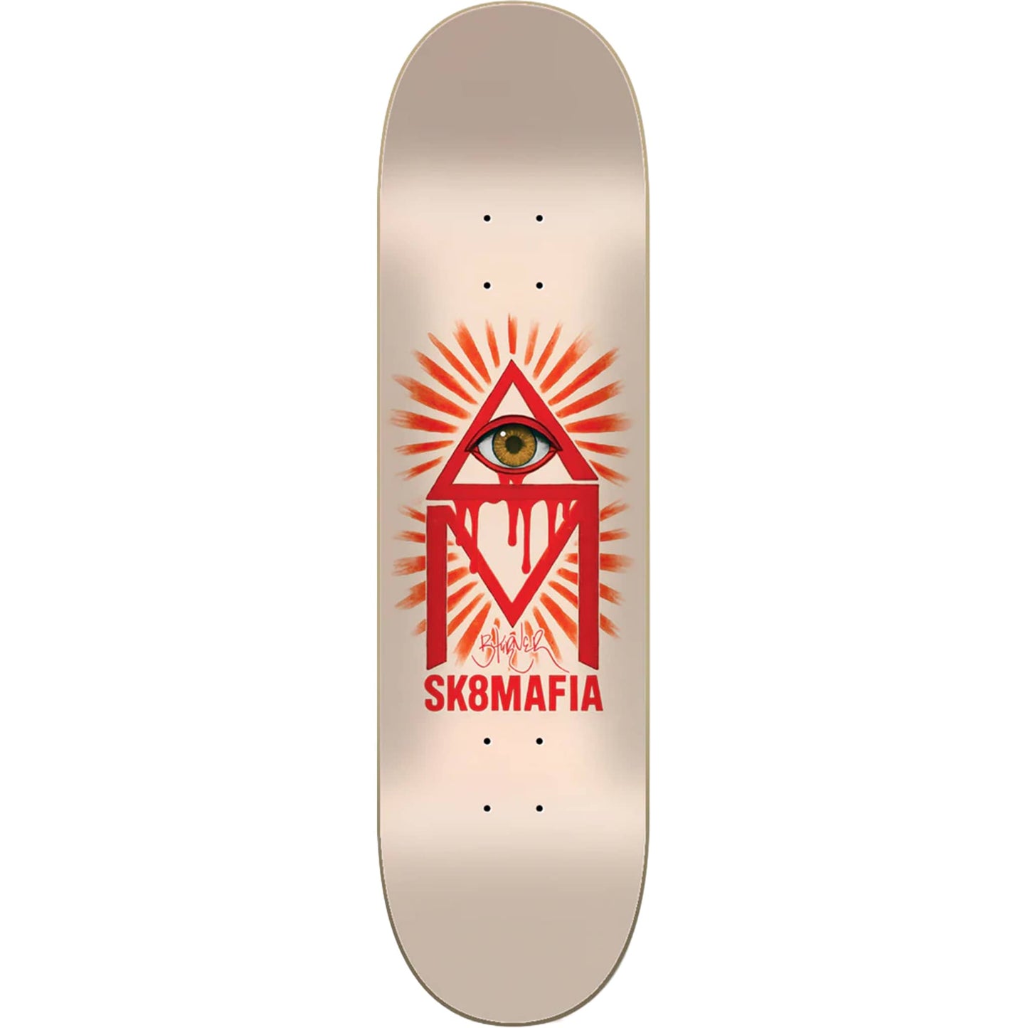 SK8MAFIA Eye Yes Turner Skateboard Deck 8.1"