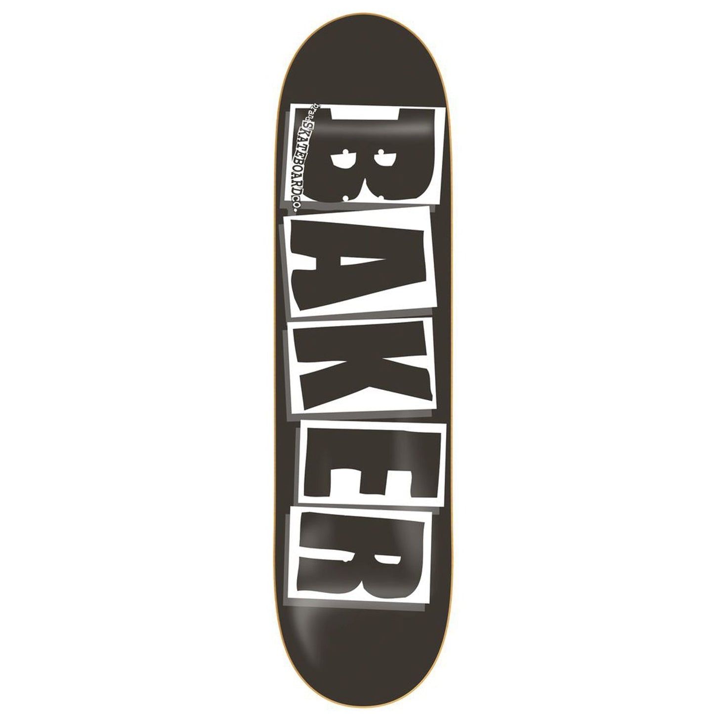 Baker Deck Logo Black/White 8.475"
