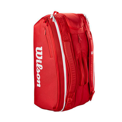 Wilson Super Tour Red 15 Pack Tennis Bag 2025