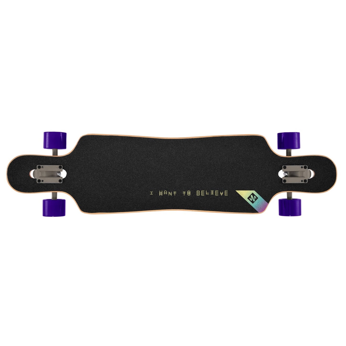 Street Surfing Longboard I Want to Believe Drop Through 9.5" x 39"