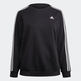 Women's adidas Essentials 3-Stripes Fleece Sweatshirt (Plus Size)
