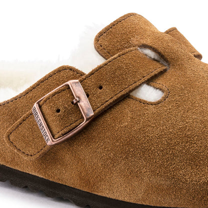 Unisex Boston Shearling Suede Leather Mink Medium/Narrow
