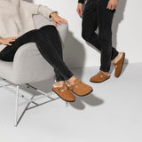 Unisex Boston Shearling Suede Leather Mink Medium/Narrow