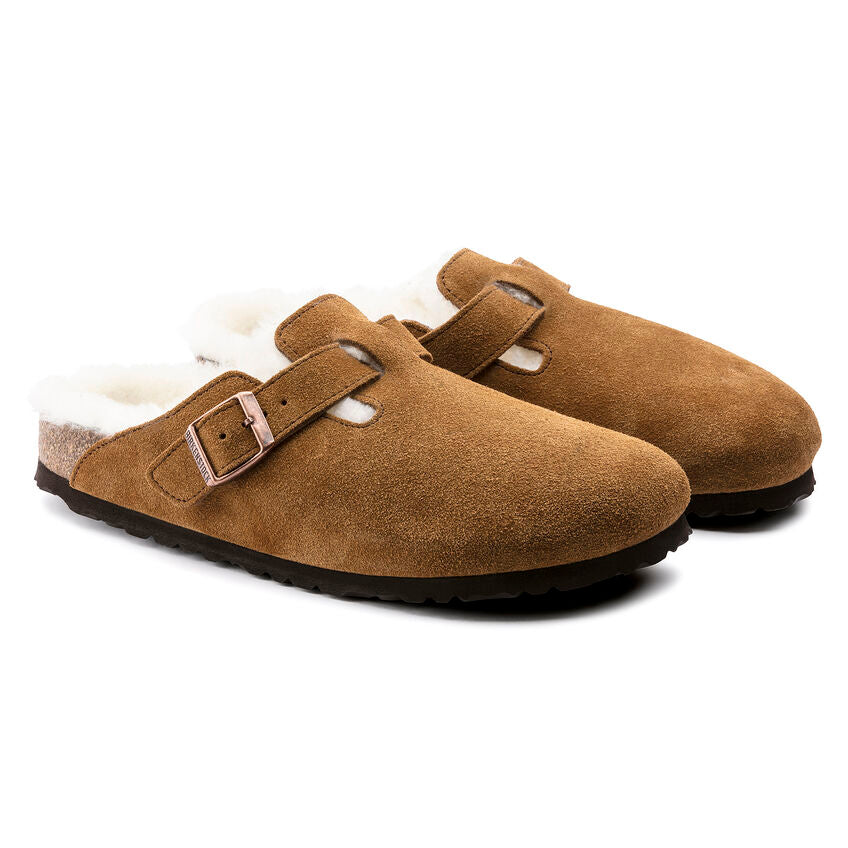 Unisex Boston Shearling Suede Leather Mink Medium/Narrow