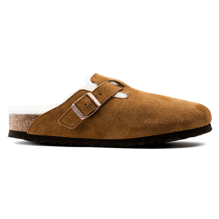 Unisex Boston Shearling Suede Leather Mink Medium/Narrow
