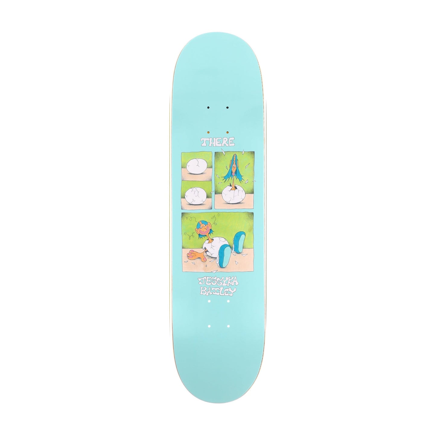 There Skateboard Deck Jessyka Beginnings Teal 8.06" x 31.8"