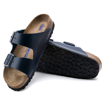 Unisex Arizona Soft Footbed Oiled Leather Blue Regular/Wide