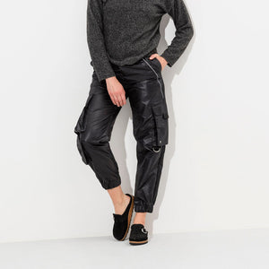 Women's Buckley Suede Leather Black Regular/Wide