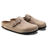 Unisex Boston Soft Footbed Oiled Leather Tobacco Medium/Narrow