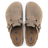 Unisex Boston Soft Footbed Oiled Leather Tobacco Regular/Wide