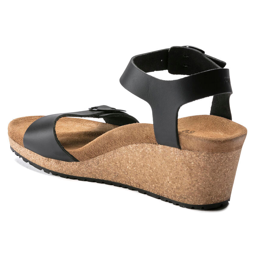 Women's Soley Leather Black Medium/Narrow