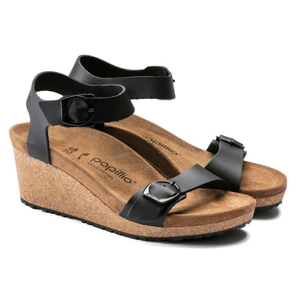Women's Soley Leather Black Medium/Narrow