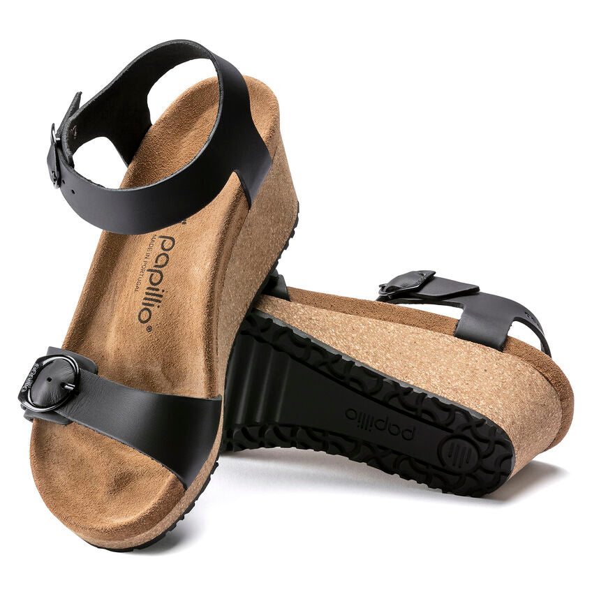 Women's Soley Leather Black Medium/Narrow