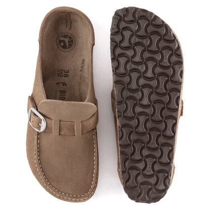 Women's Buckley Suede Leather Gray Taupe Medium/Narrow